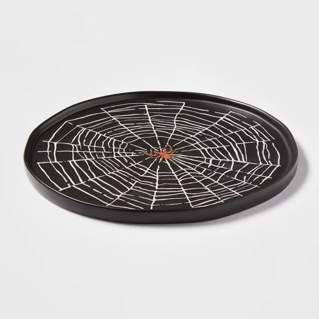 13" Stoneware Web Serving Platter - Threshold™ | Target