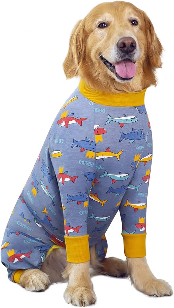 Dog Recovery Suit After Surgery Soft Long Sleeve Dog Neuter Shirt Cone Alternatives, Prevent Lick... | Amazon (US)