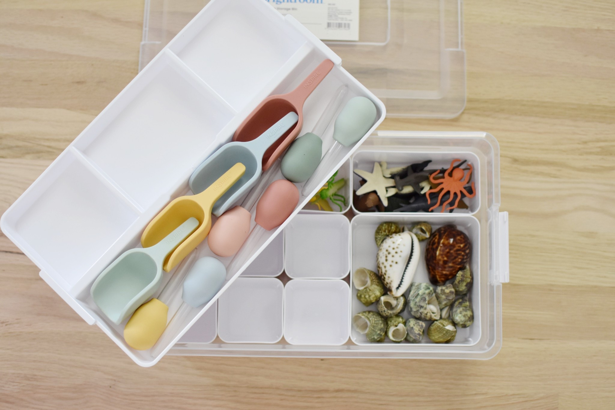 I LOVE a storage solution. This latching bin comes with the dividers inside and is on sale for less than $5!! Perfect for toys, hair, school, hardware … so many uses  

#LTKHome #LTKSaleAlert #LTKFamily