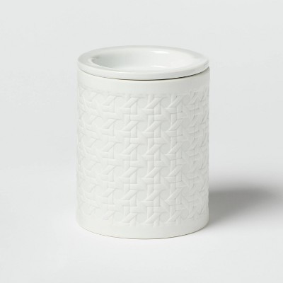 Porcelain with Bamboo Pattern White Wax Warmer - Threshold™ | Target