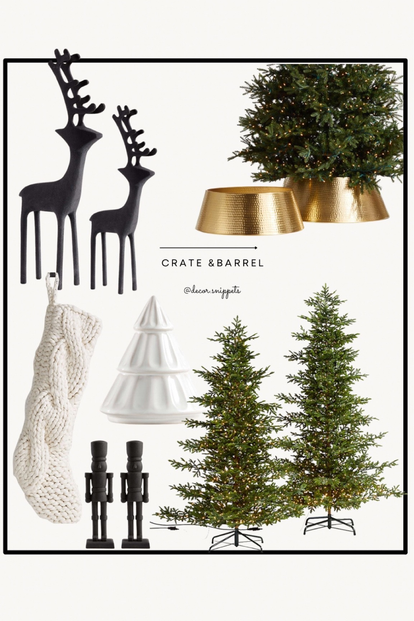 Crate and Barrel Christmas finds 

#LTKSeasonal #LTKstyletip #LTKhome
