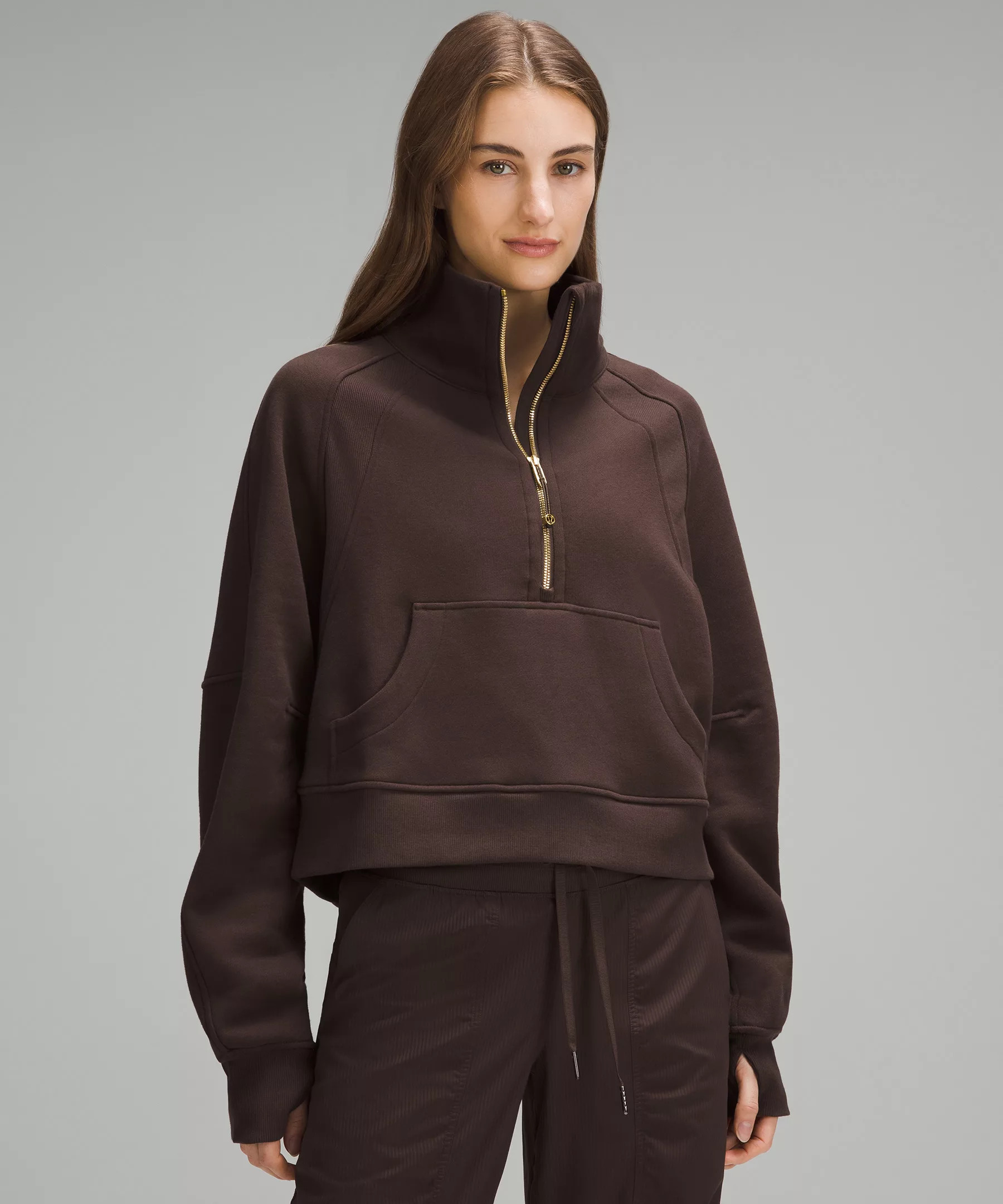 Scuba Oversized Funnel-Neck Half Zip | Women's Hoodies & Sweatshirts | lululemon | Lululemon (US)