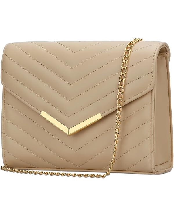 KKXIU Women Formal Vegan Leather Evening Envelope Clutch Purses and Handbags for Party Wedding Pr... | Amazon (US)