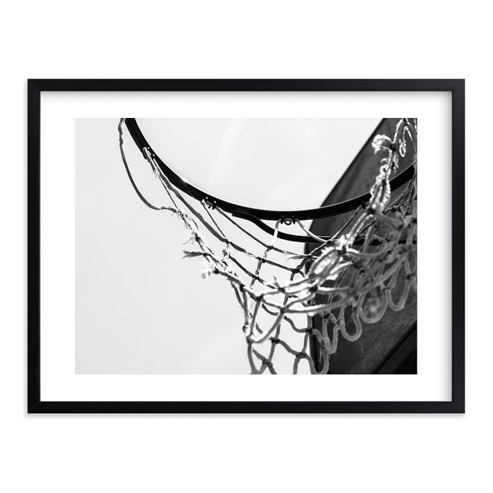 Minted&amp;#174; Hoop Dreamin' Framed Art | Pottery Barn Teen