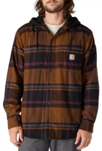 Carhartt Men's Hooded Flannel Shirt Jacket | DICK'S Sporting Goods
