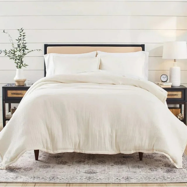 Better Homes & Gardens 3-Piece Cream Gauze Comforter Set, Adult King - Walmart.com | Walmart (US)