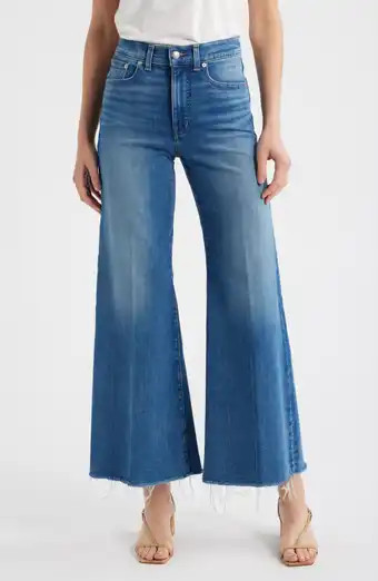 High Waist Crop Wide Leg Jeans | Nordstrom