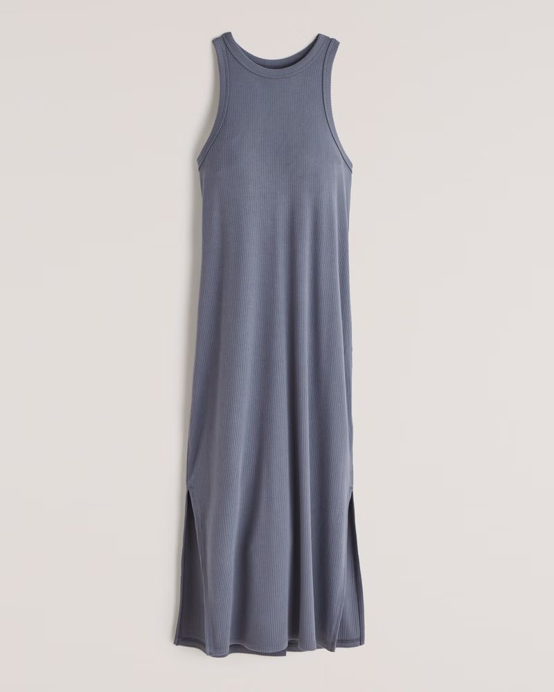 Scuba Knit Midi Dress | Abercrombie & Fitch (US)