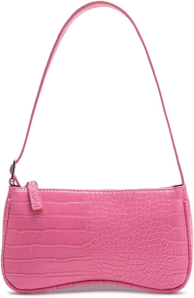 Small Purse for Women, Adjustable Shoulder Bags Crocodile Pattern Clutch Purse with Zipper Closur... | Amazon (US)