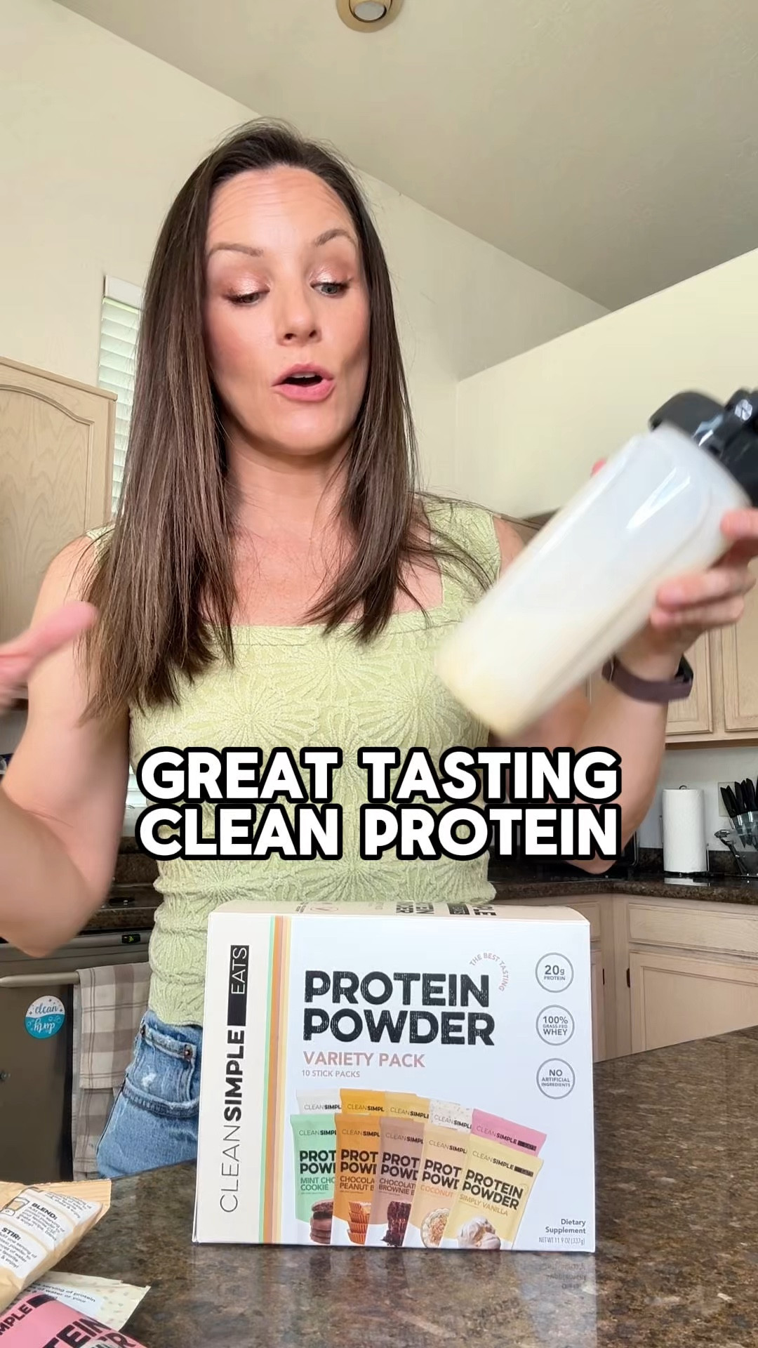 If you don’t know which flavor you’ll love, the Clean Simple Eats variety pack is the way to go. So many fun flavors, smooth texture, and travel-friendly packets. I love trying a different one each day — and so far, they’re all good.

#cleansimpleeats #grassfedwhey #wheyprotein #proteinshake #proteinpowder

#LTKfitnessgoals #LTKActive