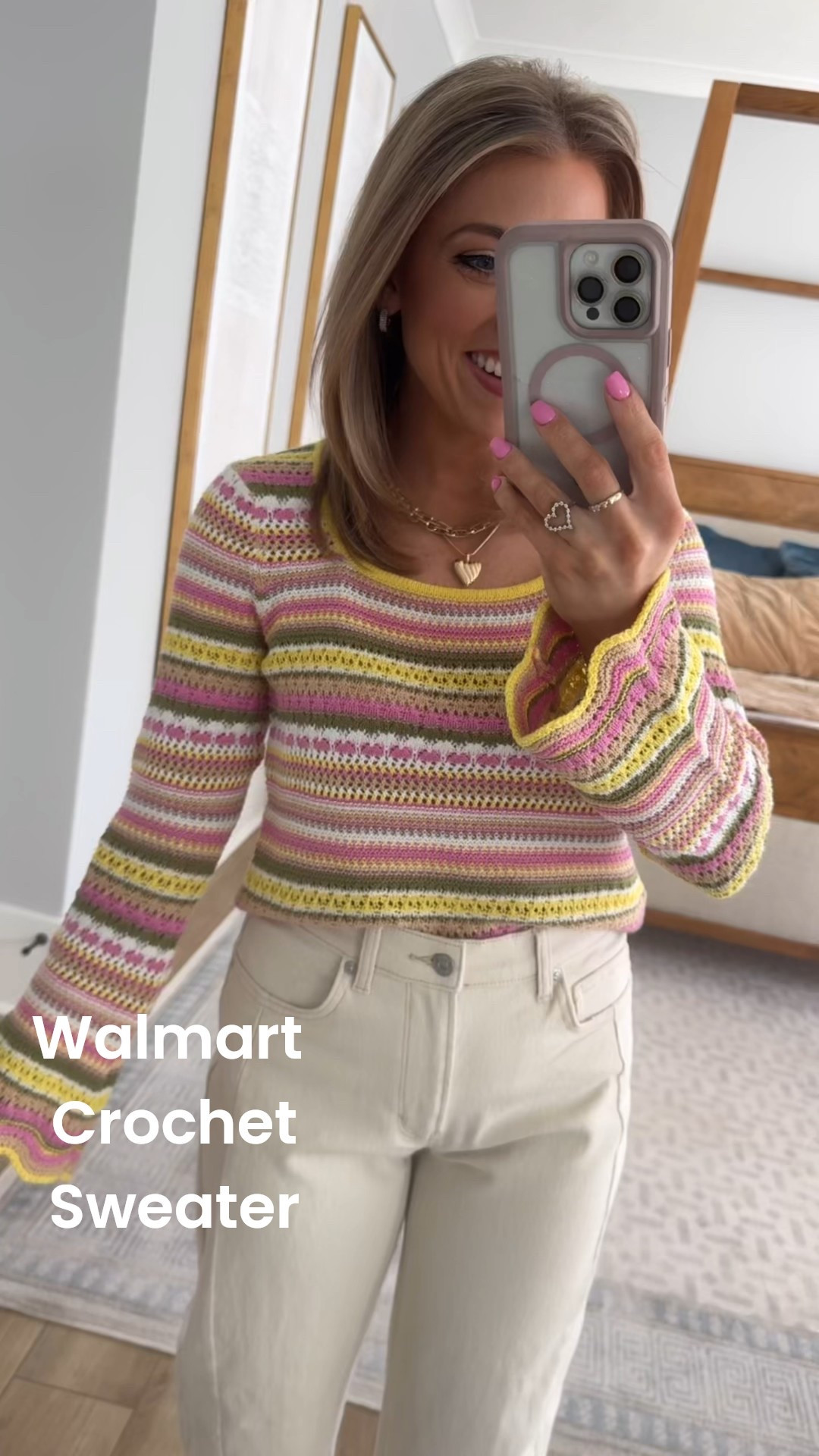 ✨ Head-to-toe Walmart fashion and I’m honestly so impressed with the fit and quality of every piece. ☺️ This colorful striped sweater is lightweight, soft, and perfect for now into spring, paired with my favorite Walmart straight-leg jeans that are comfy, flattering, and easy to wear all day.

Finished the look with Walmart espadrilles for a casual, cute outfit that’s perfect for errands, shopping, or everyday mom life. Affordable, comfortable, and so easy to style—Walmart never misses 👏

#WalmartOOTD #WalmartFashion #WalmartOutfit #AffordableStyle #EverydayOutfit #CasualStyle #SpringOutfitIdeas #LTKFinds #ShoppingOutfit #ComfyCute #MomStyle #DenimOutfit
