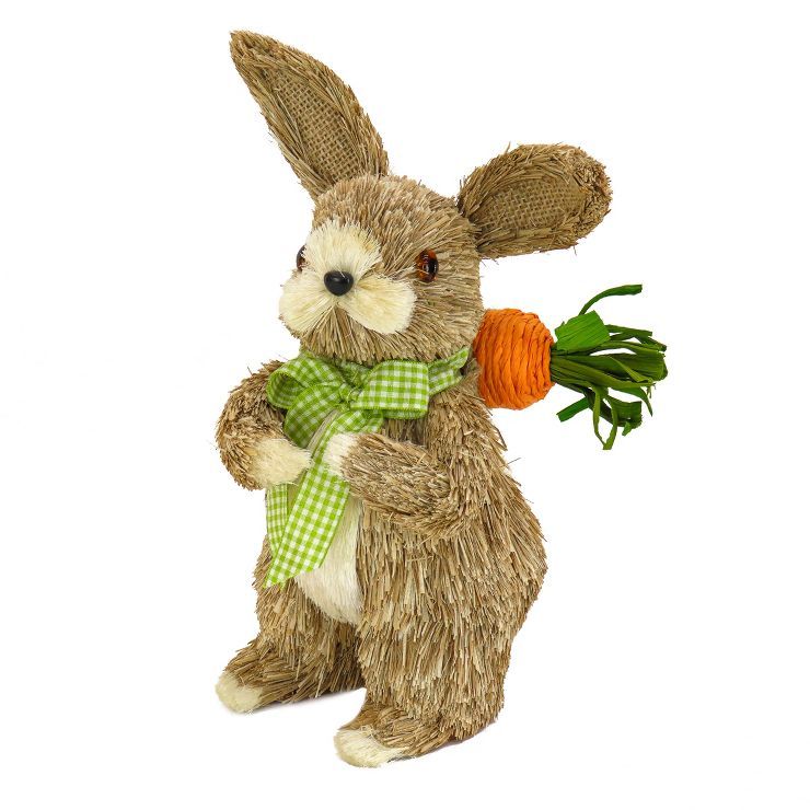 National Tree Company 10" Bunny with Carrot Table Decoration, Easter Collection | Target