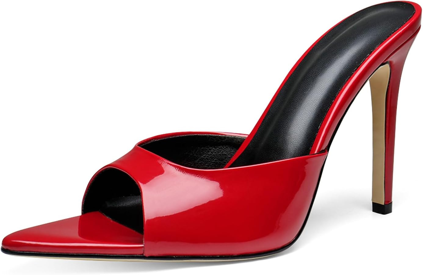 Women's Slim Heeled High Heeled Sandals Open Toe Slippers Floor Fashion Party Flip Flops Dress Sh... | Amazon (US)