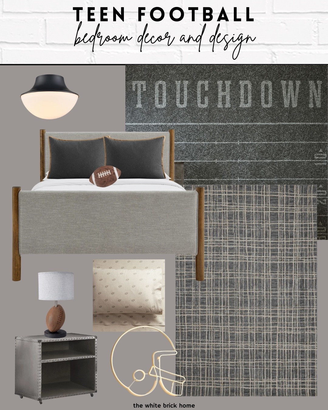 A sophisticated boys room design! 
🖤🖤

Boys room, boys bedroom, football, football room, football ideas, decor, home decor, kids room, kids bedroom, kids room gift ideas, boys room, boys bedroom, boys room decor, boys room furniture,
Boys room rug, boys room bed, boys room wall art, boys room bedding, boys room lighting, boys room decor, teen Boy, football, football bedroom, football room, kids bedroom, Wayfair, pottery barn kids, pottery barn teen, Amazon 

#LTKHome #LTKKids #LTKFamily
