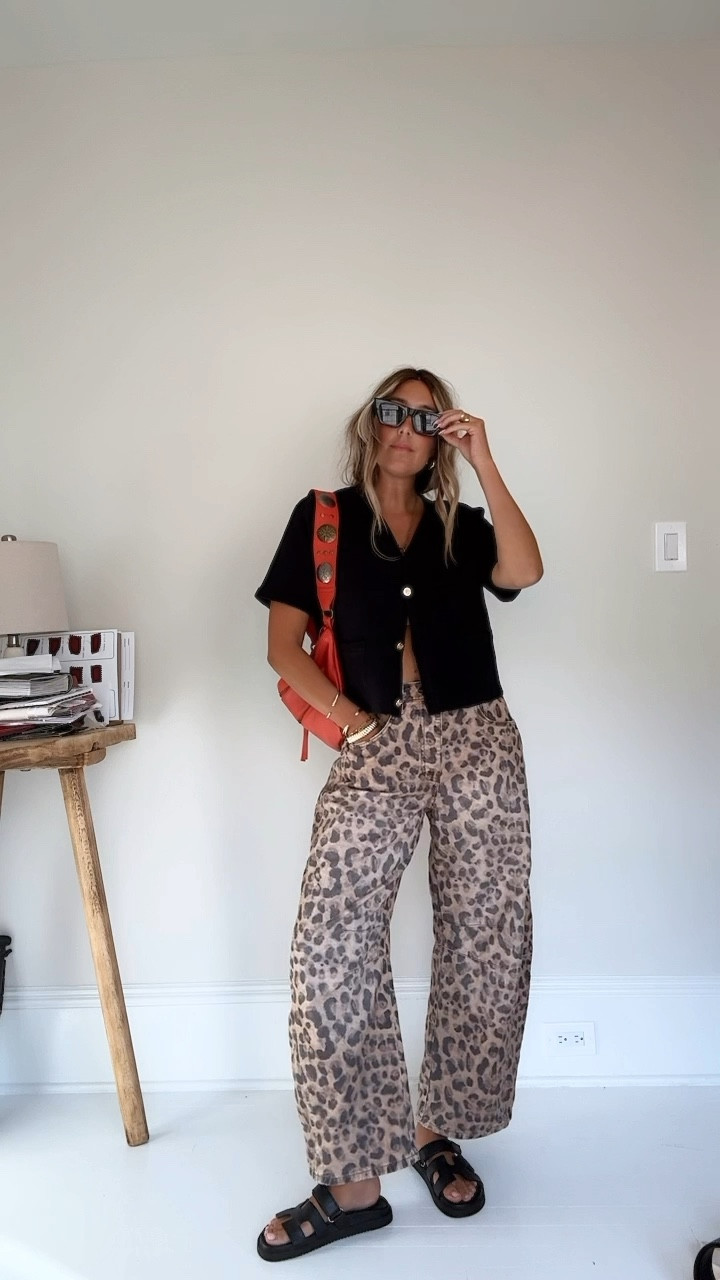 2 ways to style leopard denim! Which one is your favorite? 

#LTKSeasonal