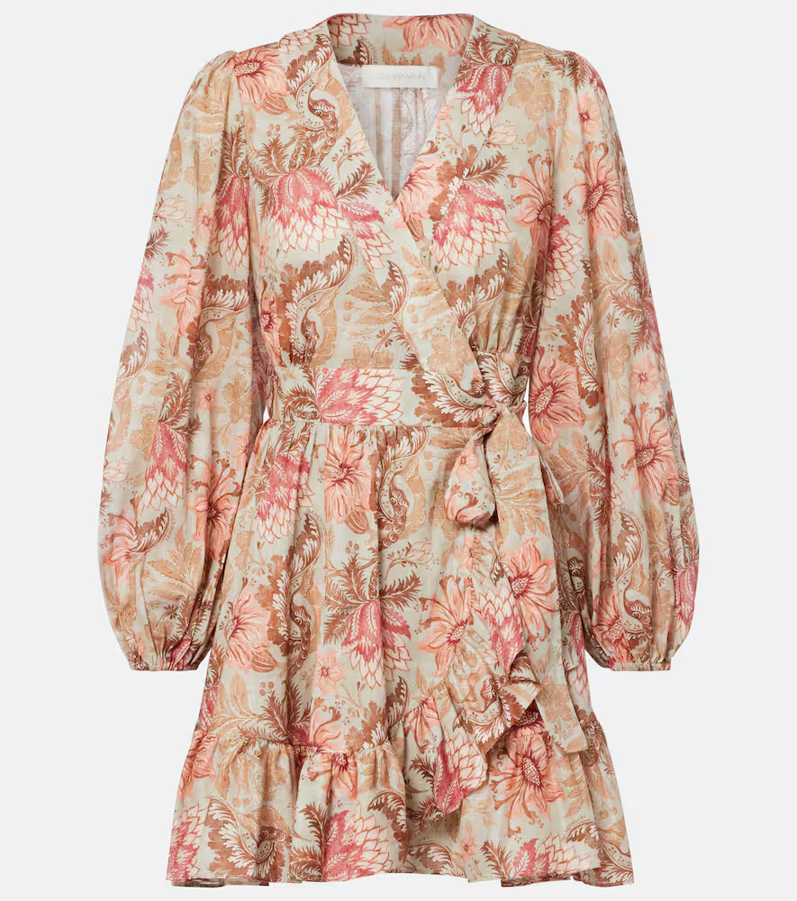 Zimmermann Daylight floral cotton wrap dress | Mytheresa (US/CA)