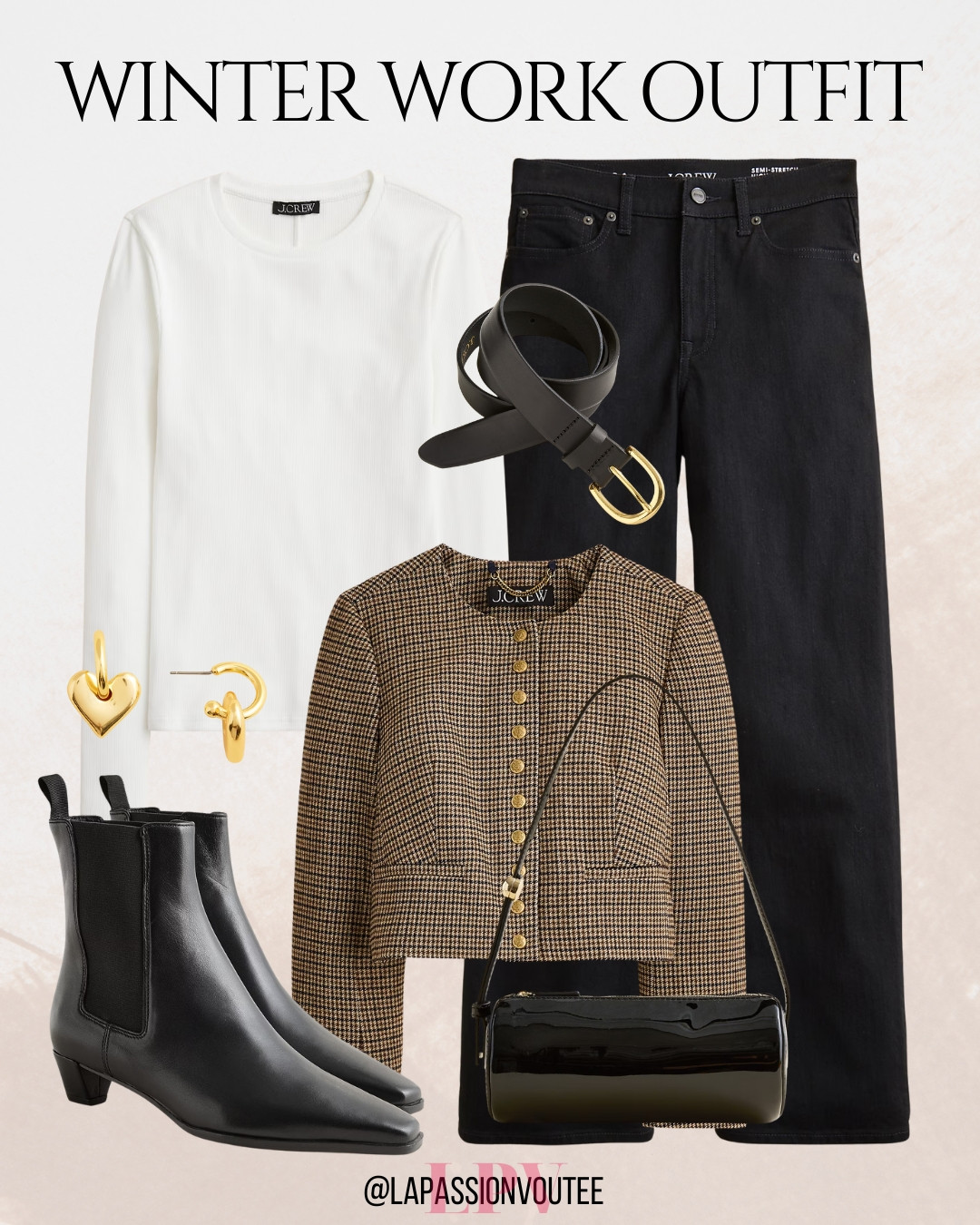 This winter work outfit keeps things cozy and polished ❄️✨ Easy layers, timeless silhouettes, and neutral shades create a look that’s professional but still comfortable for colder days. Perfect inspiration if you want office-ready outfits that feel effortless, wearable, and season-appropriate. 👜💫 

 #LTKSeasonal #LTKFindsUnder100