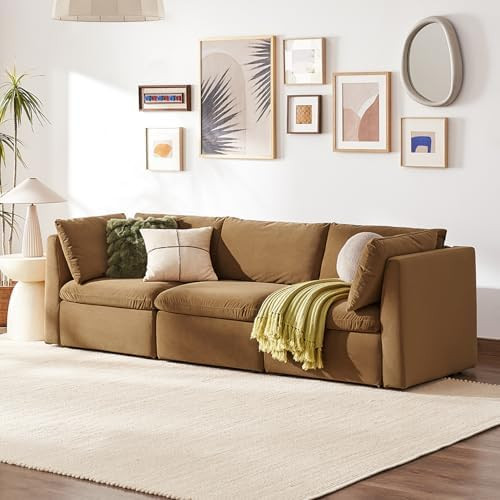 mopio Oversized Modular Sectional Sofa with Fully Removable Covers and Storage, Convertible U, L-... | Amazon (US)