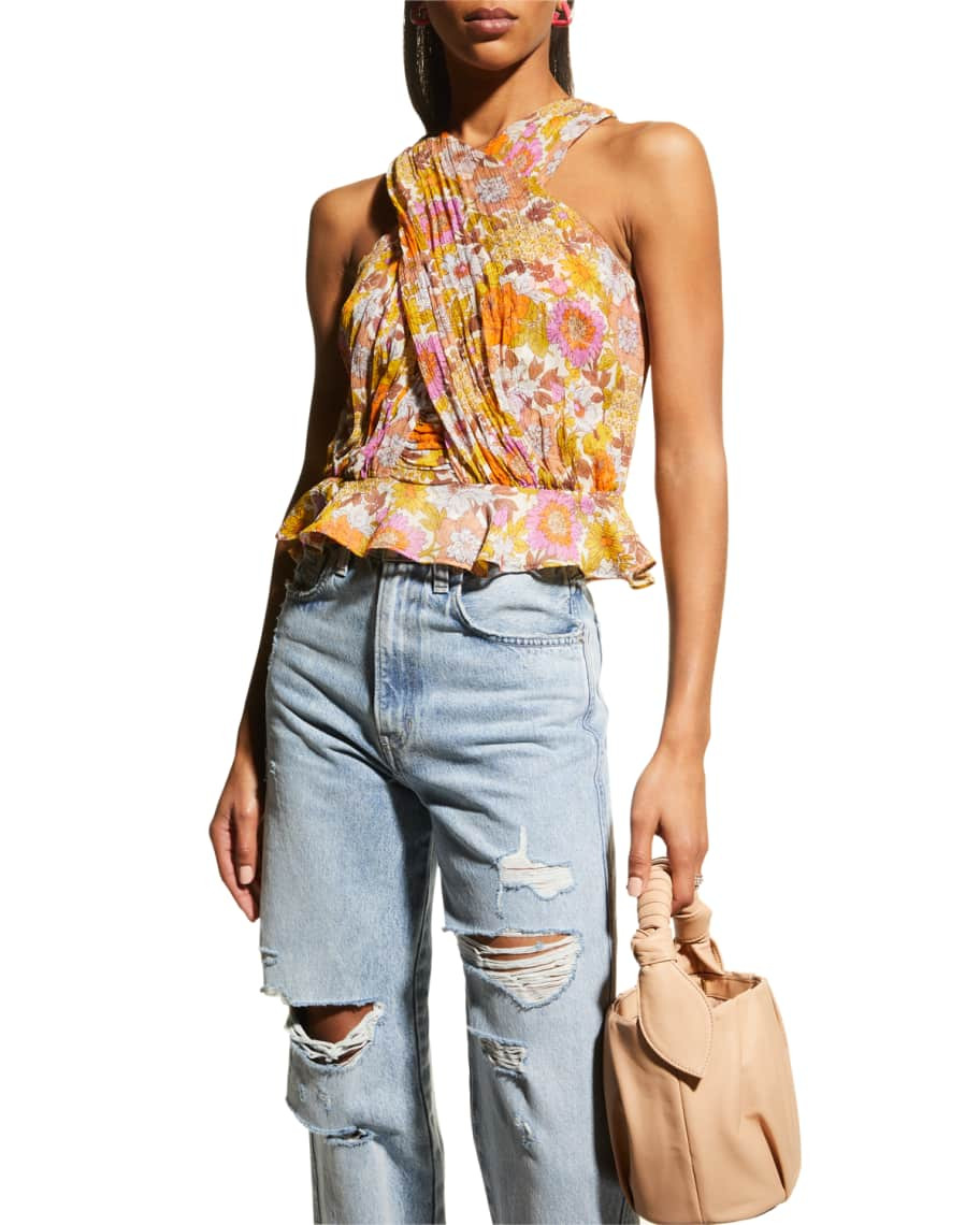 Kailani Silk Halter Top | Neiman Marcus