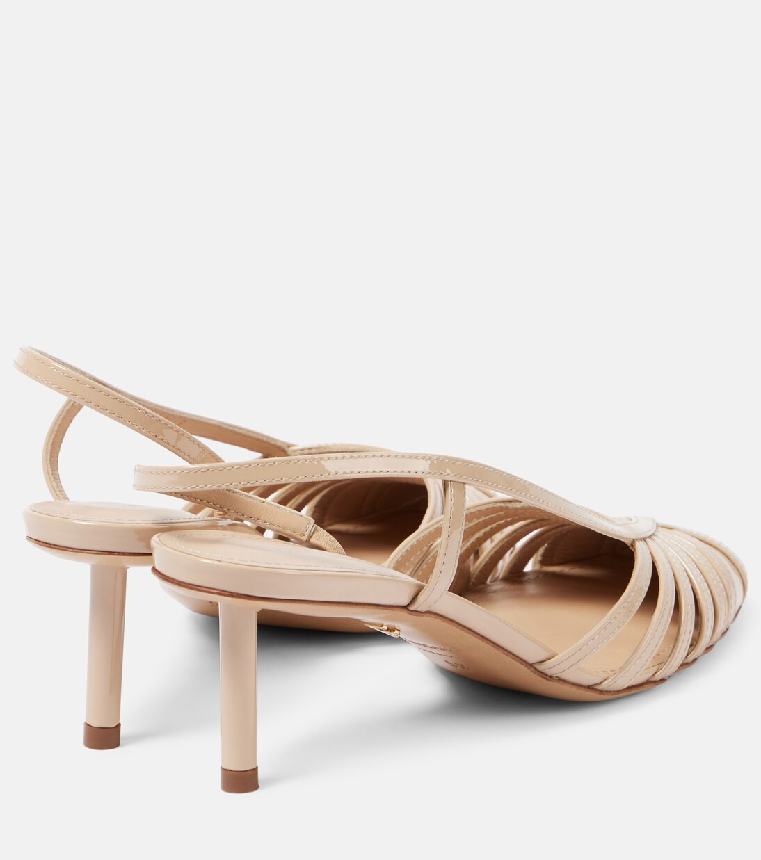 Ermelia 55 leather slingback pumps | Mytheresa (INTL)