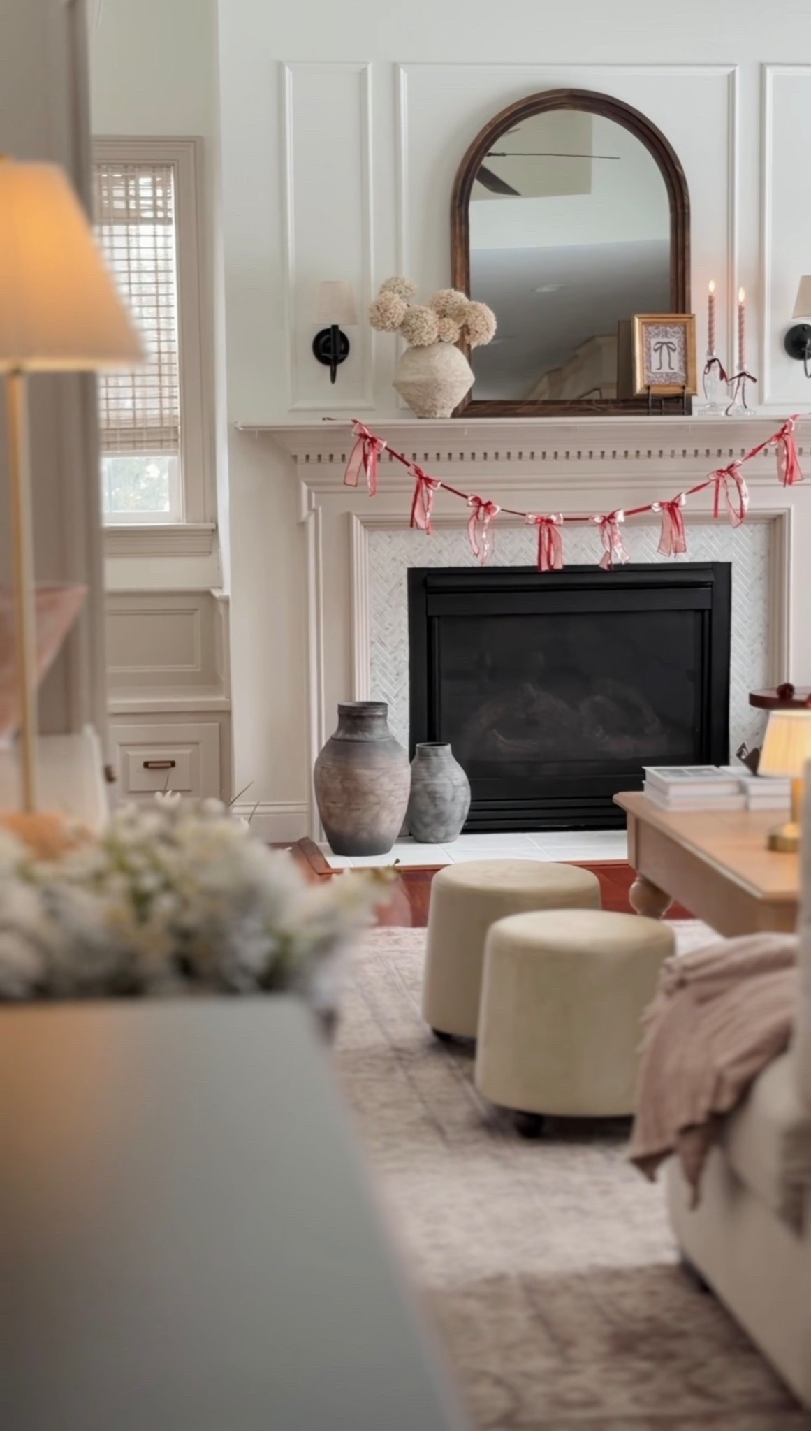 I normally do not decorate for Valentine’s Day but saw this cute little bow garland from Target.

#LTKHome #LTKValentine