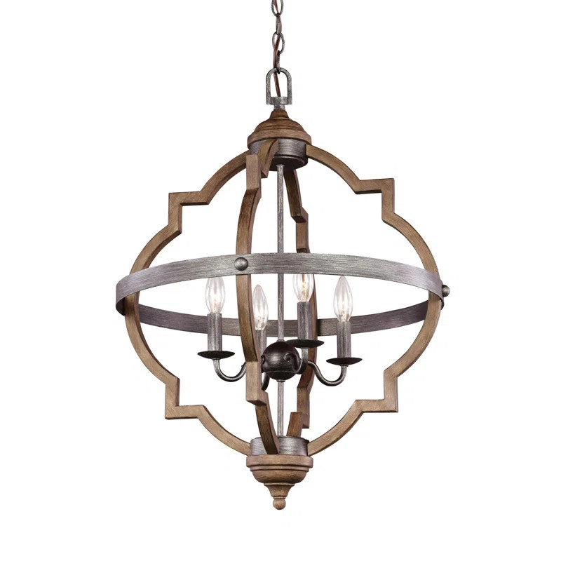 Bennington 4 - Light Geometric Chandelier | Wayfair North America