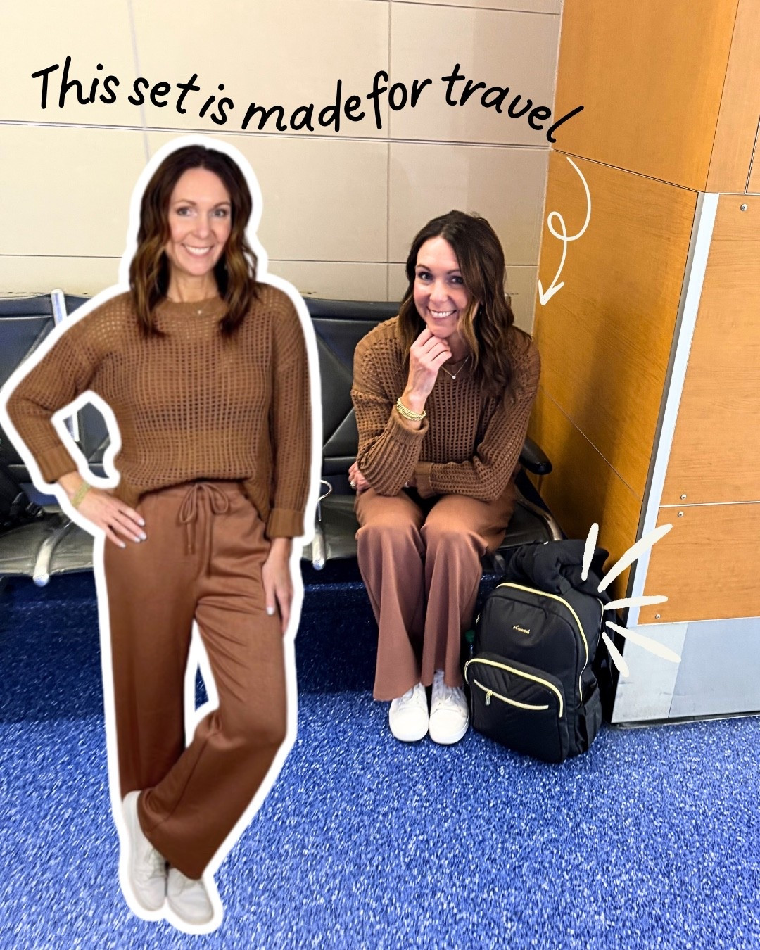 Travel day outfit but make it cute and comfortable ✈️
This matching set is soft, lightweight, and actually looks put together after hours of sitting. Perfect for flights, errands, or casual classroom days. Paired it with my go to white sneakers and a backpack that fits everything.

Details:
✔️ relaxed fit
✔️ easy to mix and match
✔️ wrinkle friendly for travel

#traveloutfit #teacherstyle #amazonfinds #ltkstyle #comfyandcute

#LTKootd #LTKOver40 #LTKTravel