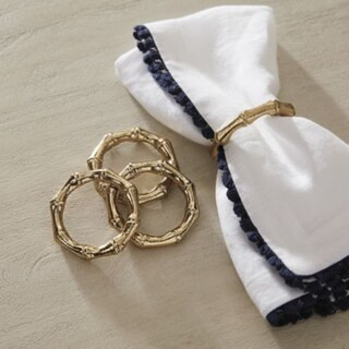 Bamboo Napkin Rings - Set of 4 | Ballard Designs, Inc.