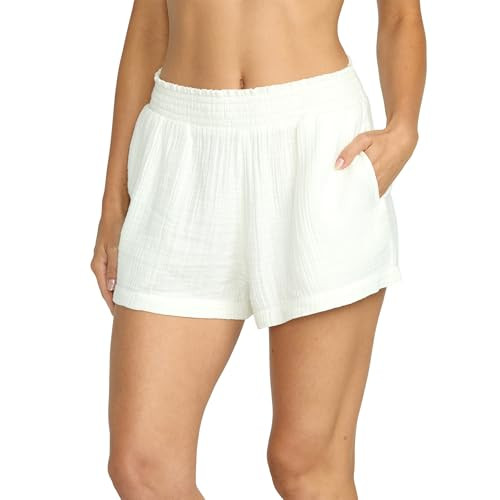 Billabong Women's Regular Fit in The Waves Cotton Shorts, Stencil Wash, Small | Amazon (US)