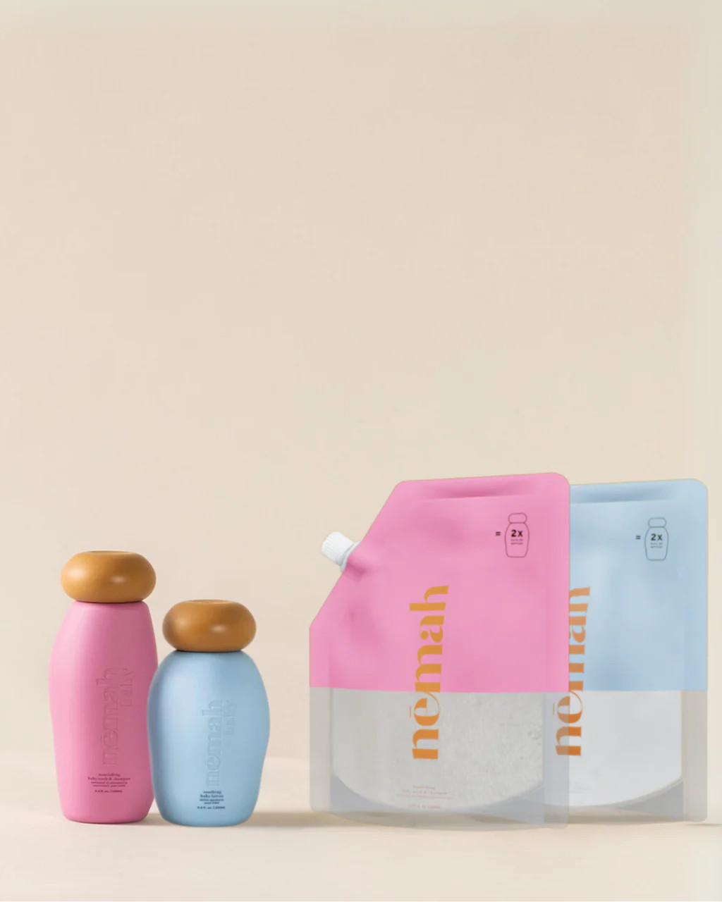 Bath-Time Duo Refill Set | Nemah