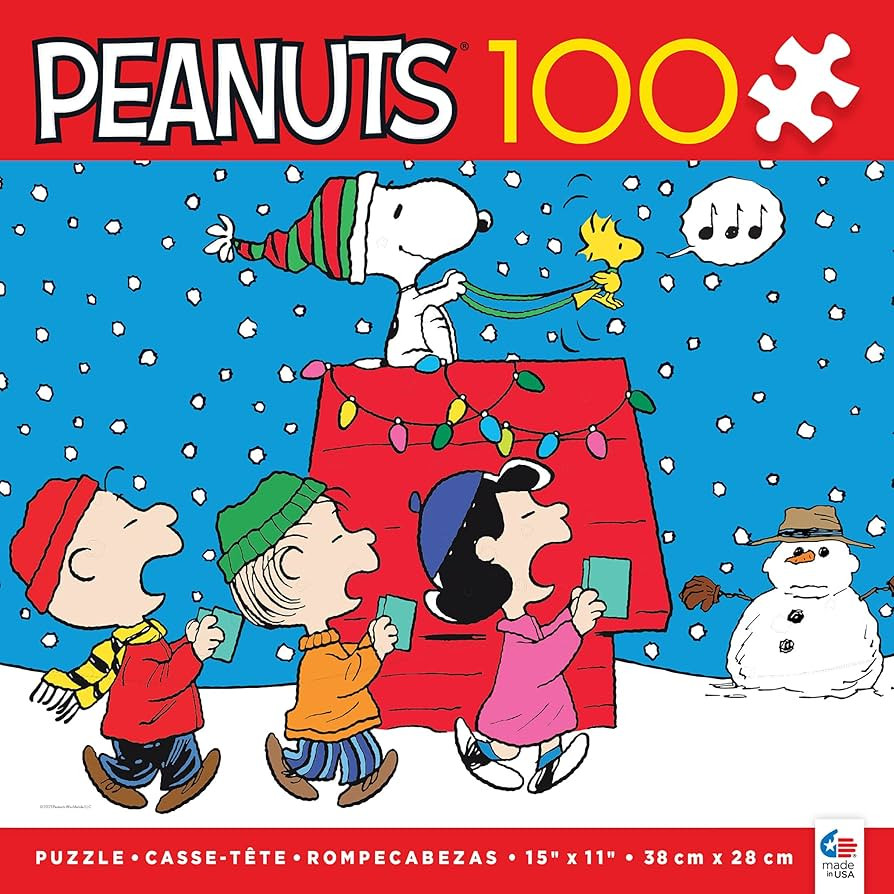 Ceaco - Peanuts - Holiday - Snoopy and The Singers - 100 Piece Jigsaw Puzzle | Amazon (US)