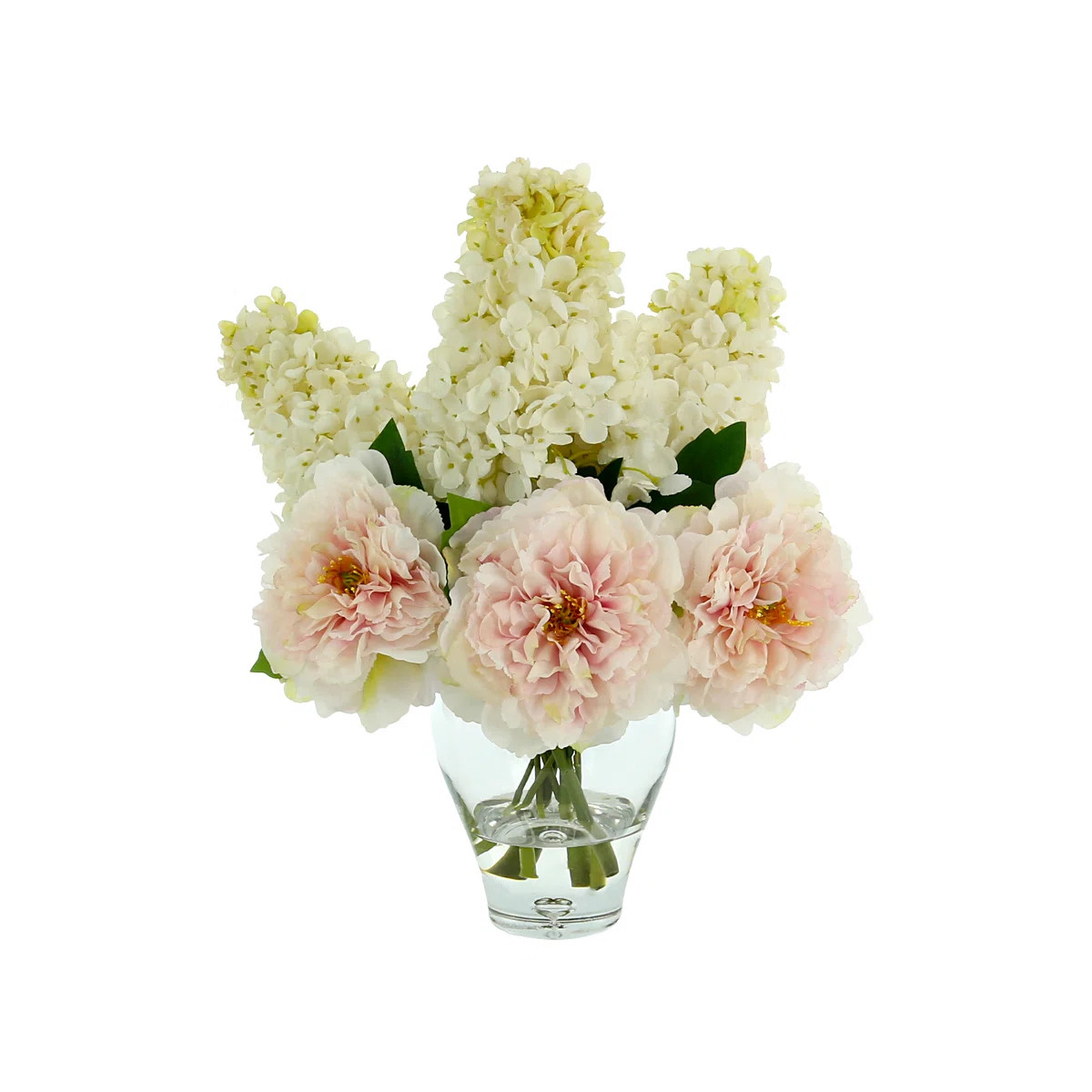 Cone Hydrangea And Eucalyptus Floral Arrangement | Perigold