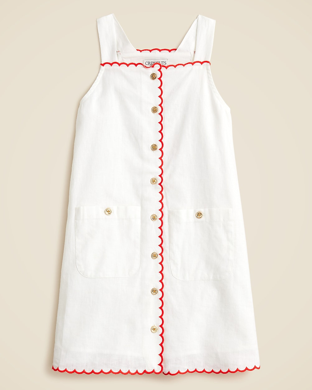 Girls' firework dress in linen-cotton blend | J. Crew US