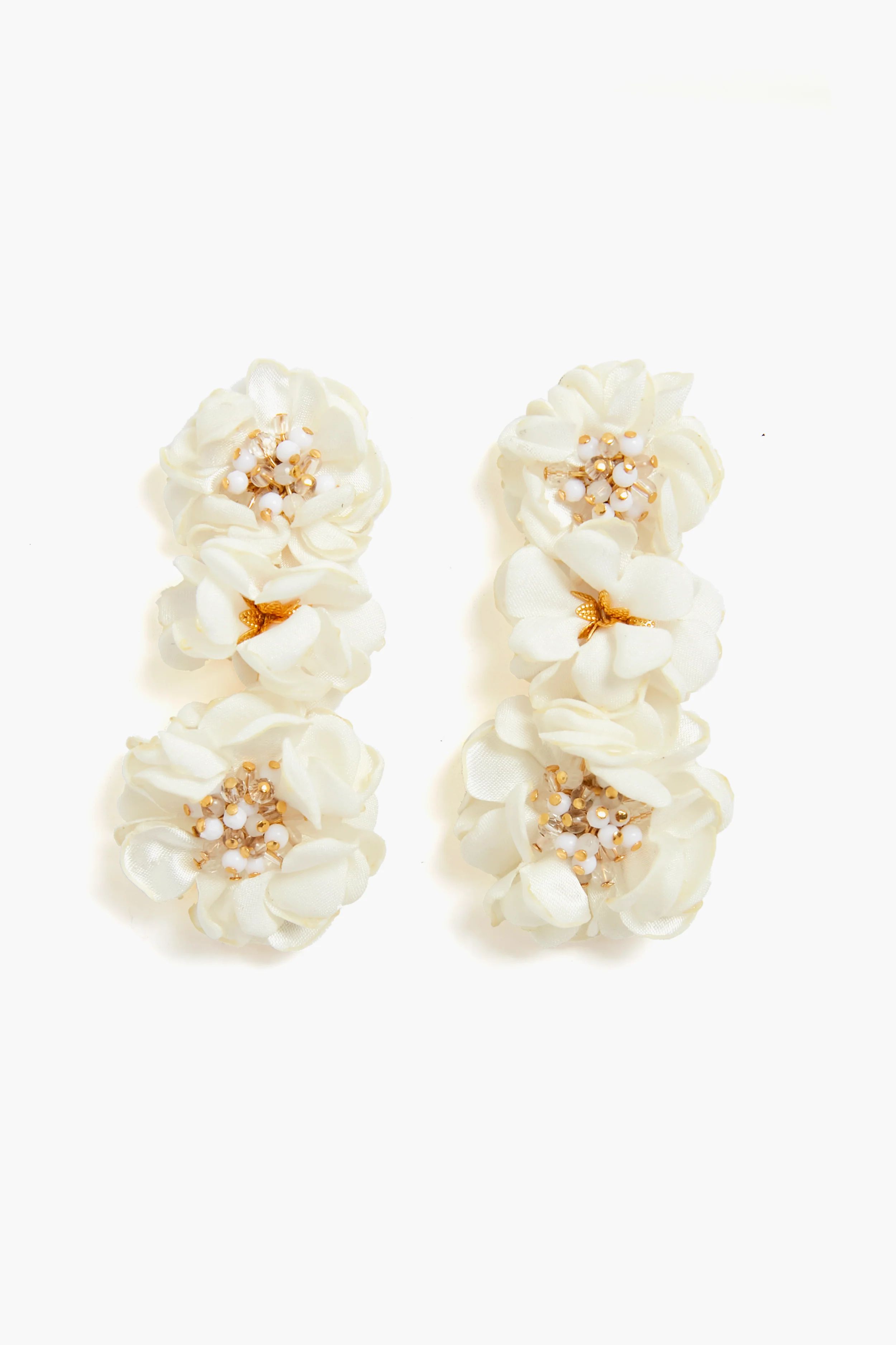 White Camellia Earrings | Tuckernuck (US)