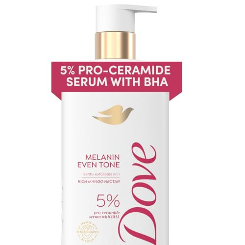 Dove Exfoliating Body Wash Melanin Even Tone Promotes Even Skin Tone 5% pro-ceramide serum with BHA 18.5 oz | Amazon (US)
