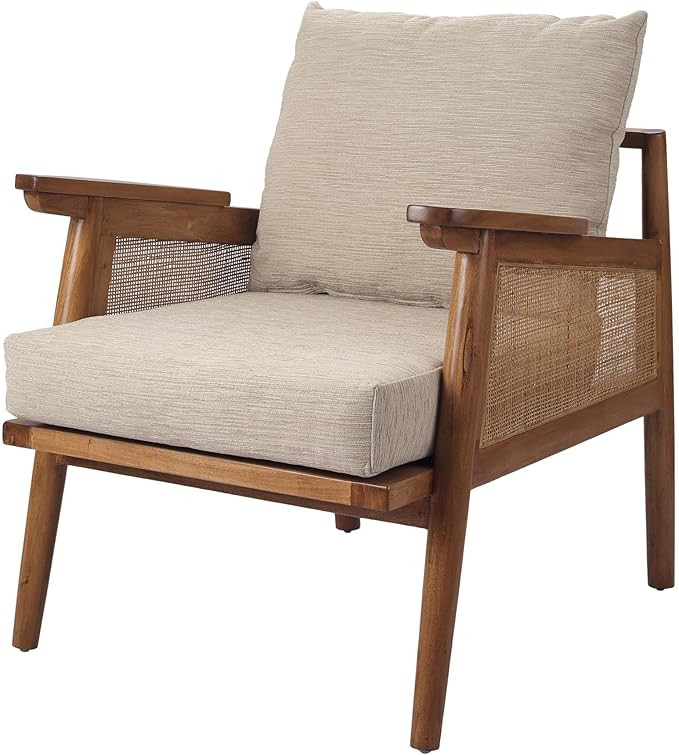 npd furniture and more Teramo Rattan Accent Chair, Mid Brown | Amazon (US)