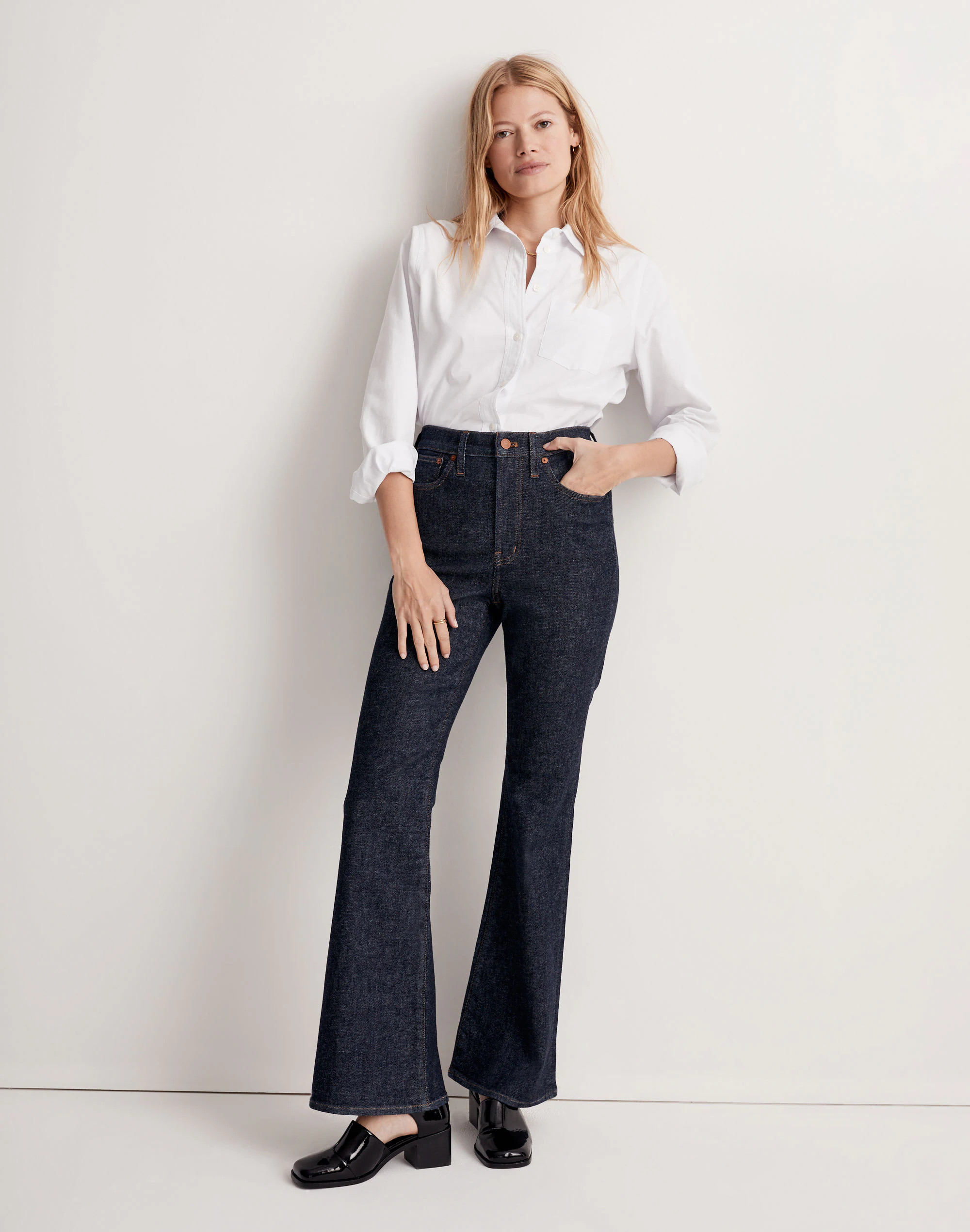 The Perfect Vintage Flare Crop Jean in Vintage Canvas | Madewell