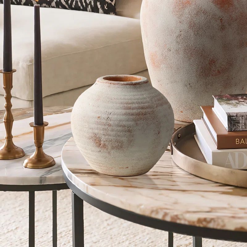 Lainie Handmade Terracotta Table Vase | Wayfair North America