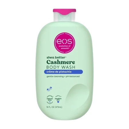 eos Shea Better Cashmere Body Wash, Crème de Pistachio, Creamy Gel Formula, 16 fl oz. | Walmart (US)