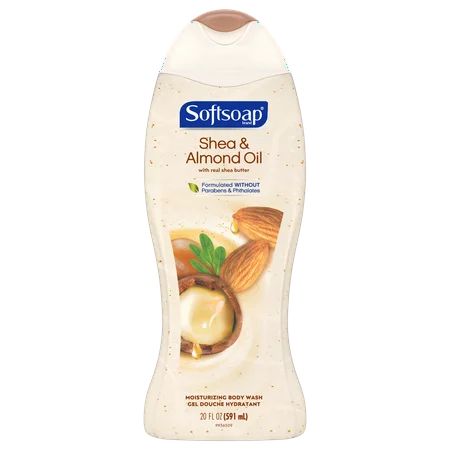 Softsoap Moisturizing Body Wash, Shea and Almond Oil, 20 fl oz | Walmart (US)