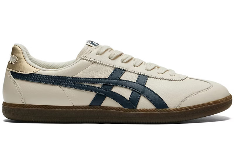 Men's Onitsuka Tiger Tokuten Gum Sneakers in Birch/Iron Navy Blue | StockX