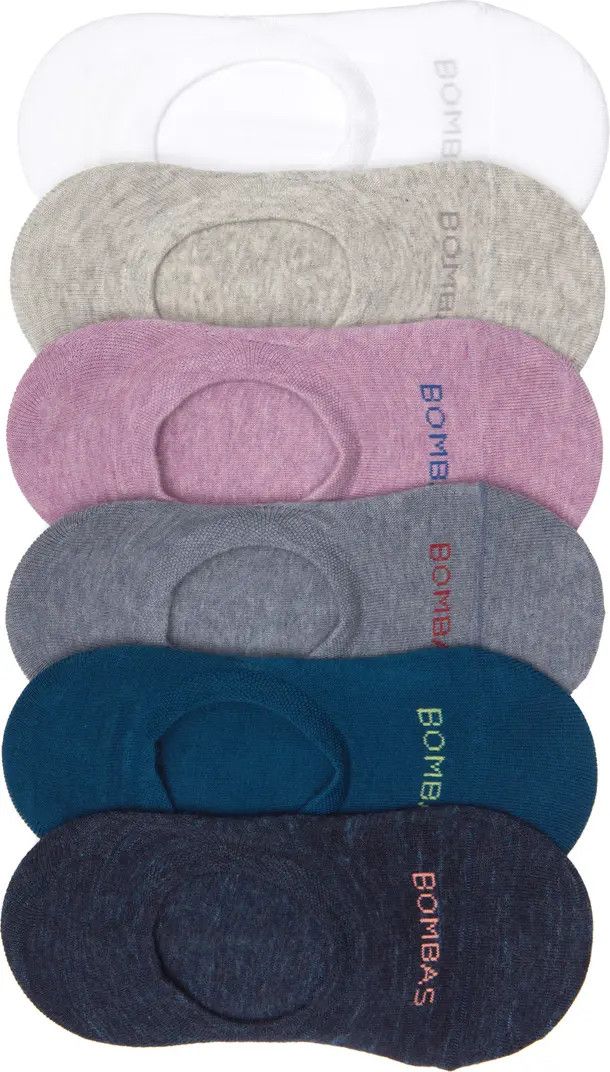 Assorted 6-Pack No-Show Socks | Nordstrom