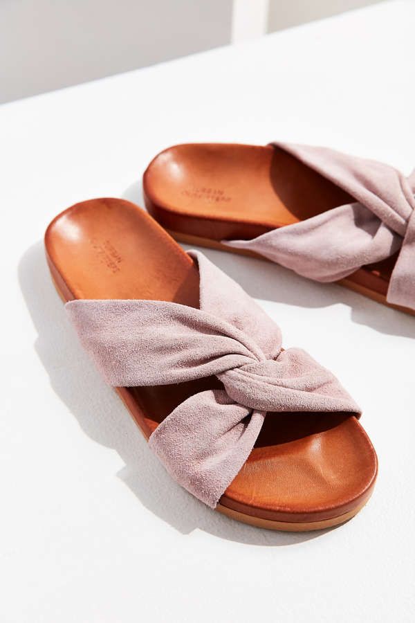 Supple Suede Twist Slide | Urban Outfitters US