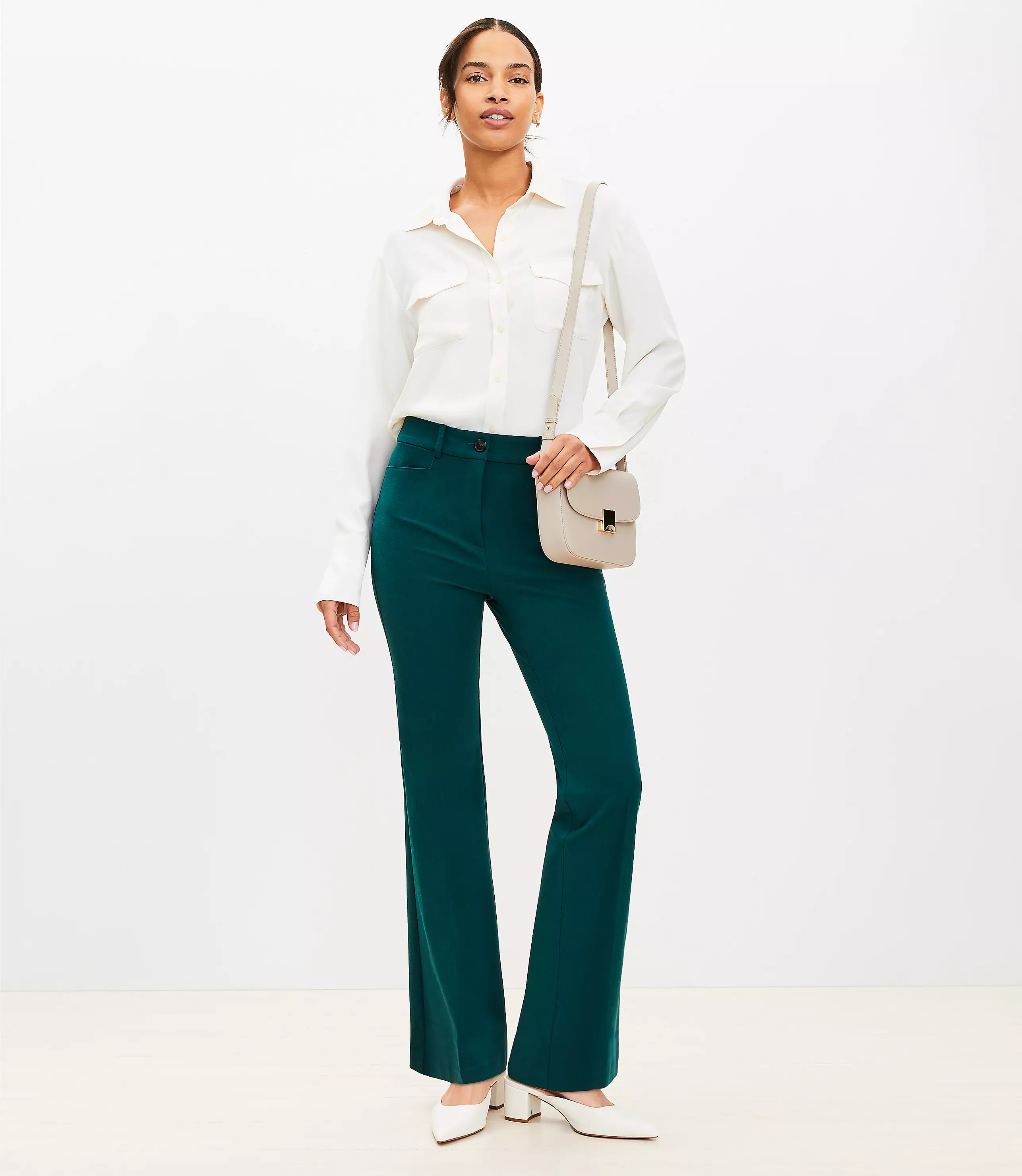 Sutton Flare Pants in Bi-Stretch | LOFT