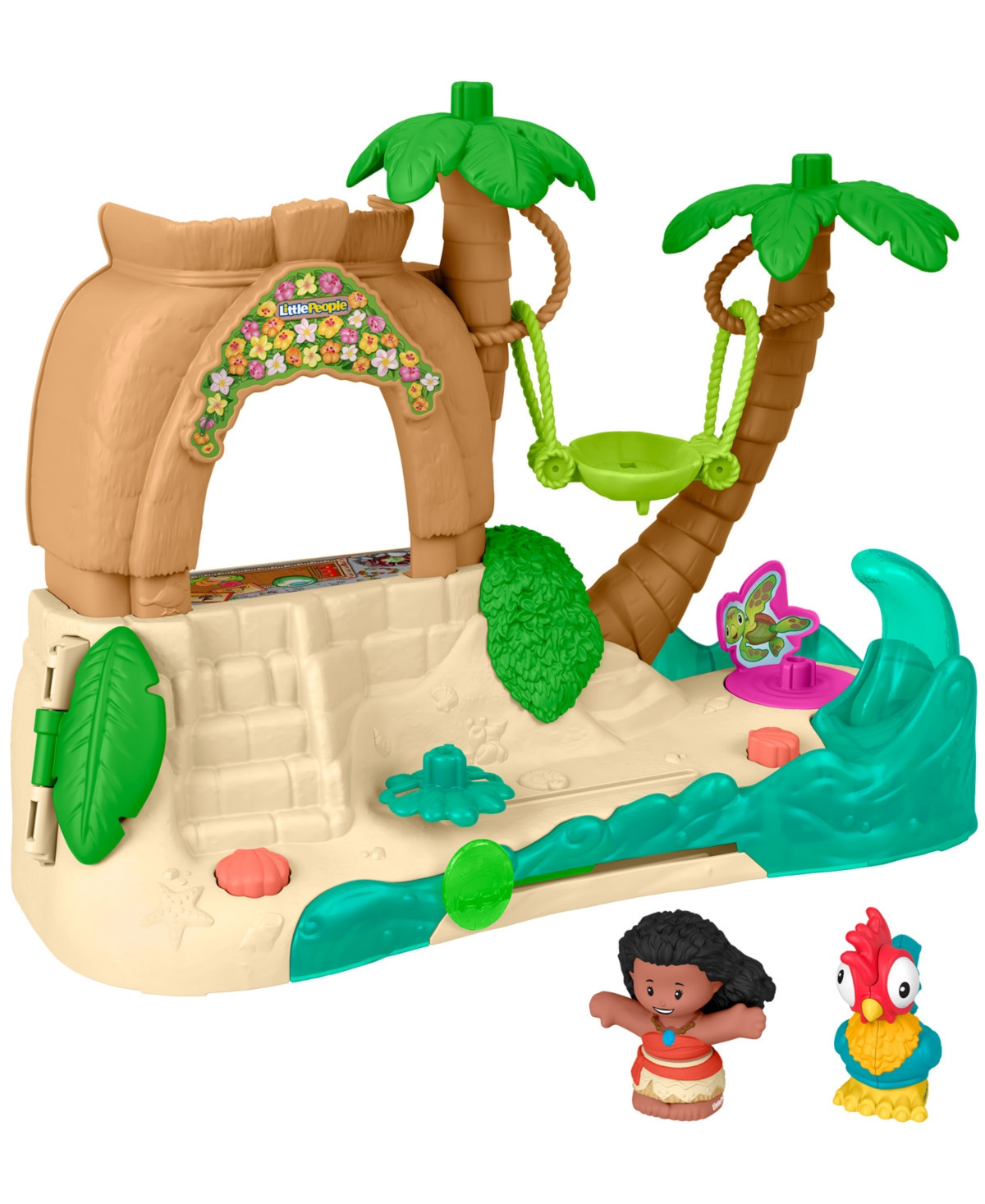 Little People Disney Princess Moana Adventure Village Playset - Multi-Color | Macy's