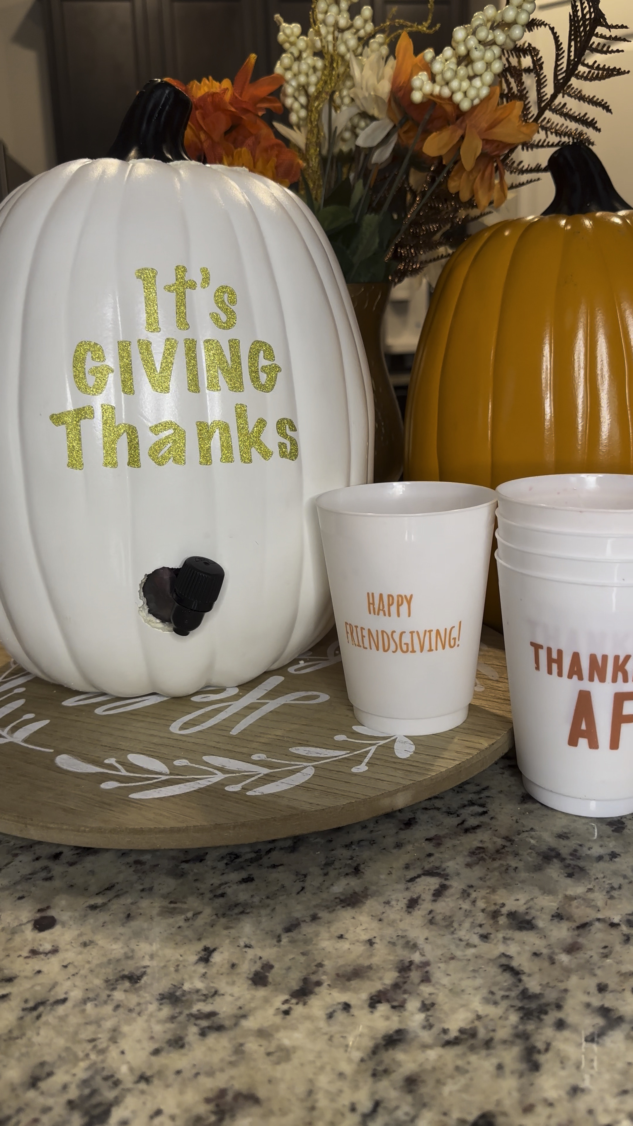 Pumpkin Drink dispenser + I added a phrase with my circuit joy! 

You could any cute phrase on to the pumpkin and change it for party! 

#LTKHoliday #LTKParties #LTKVideo