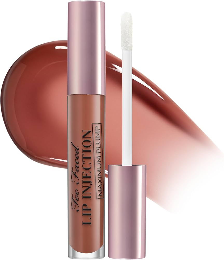 Too Faced Lip Injection Lip Plumper | Hydrating Lip Gloss for Fuller-Looking Lips | Original, Max... | Amazon (US)