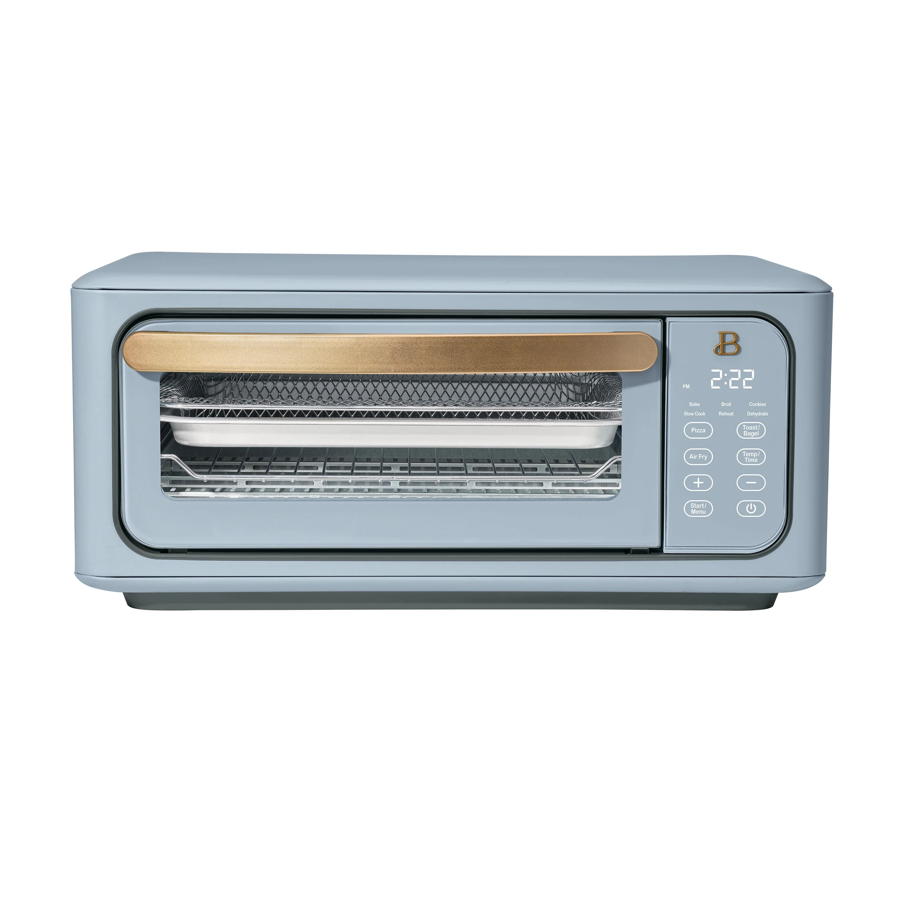 Beautiful Infrared Air Fry Toaster Oven, 9-Slice, 1800 W, Cornflower Blue by Drew Barrymore | Walmart (US)