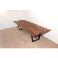 Long Conference Table - 10 Foot Walnut Dining Custom Farmhouse Large Harvest | Etsy (US)