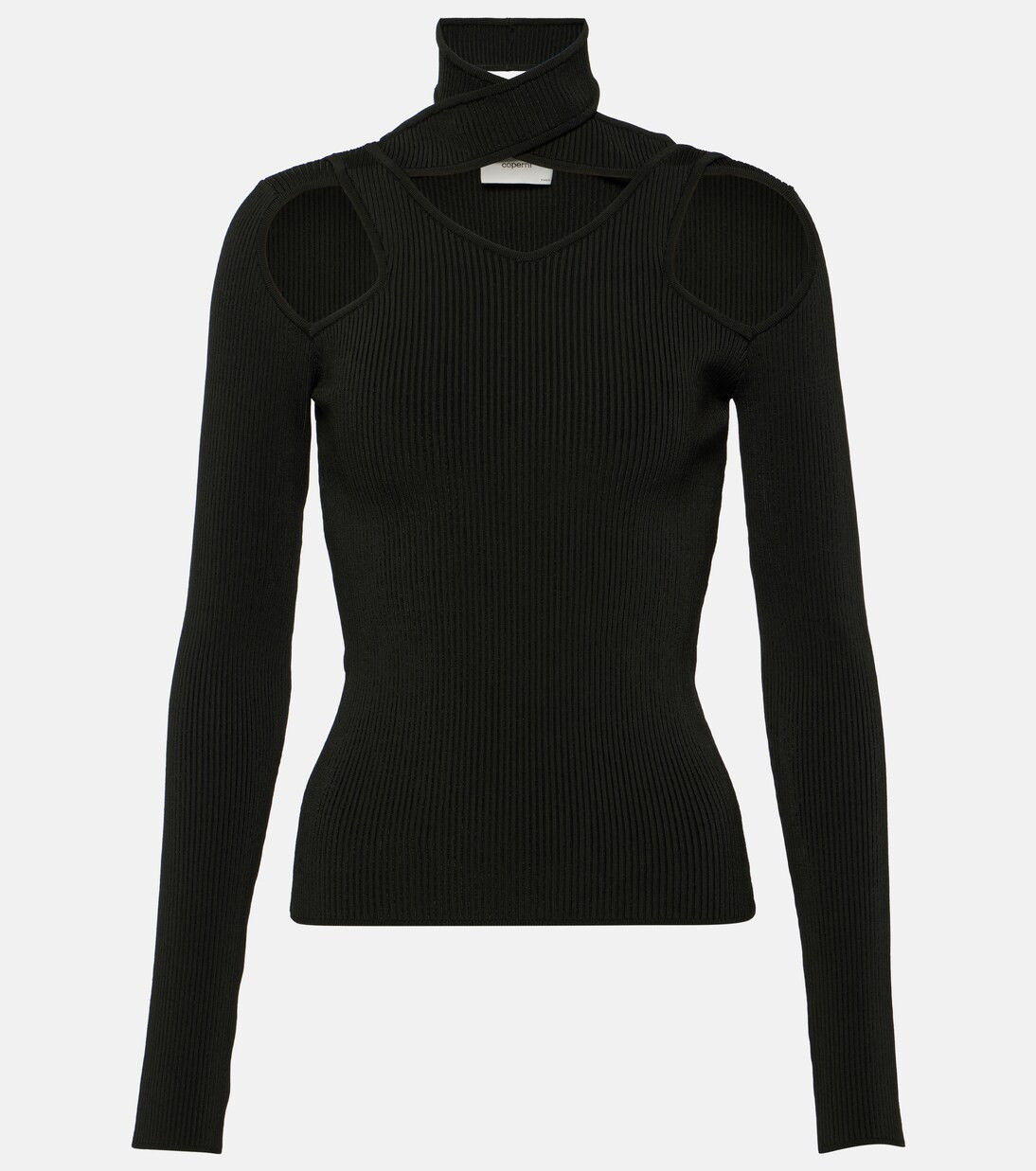Ribbed-knit cutout top | Mytheresa (UK)